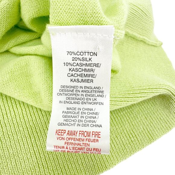 CRUSH Cashmere Crew Neck Sweater S - Picture 6 of 10